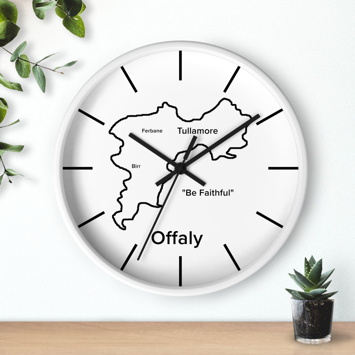 Offaly County Wall Clock
