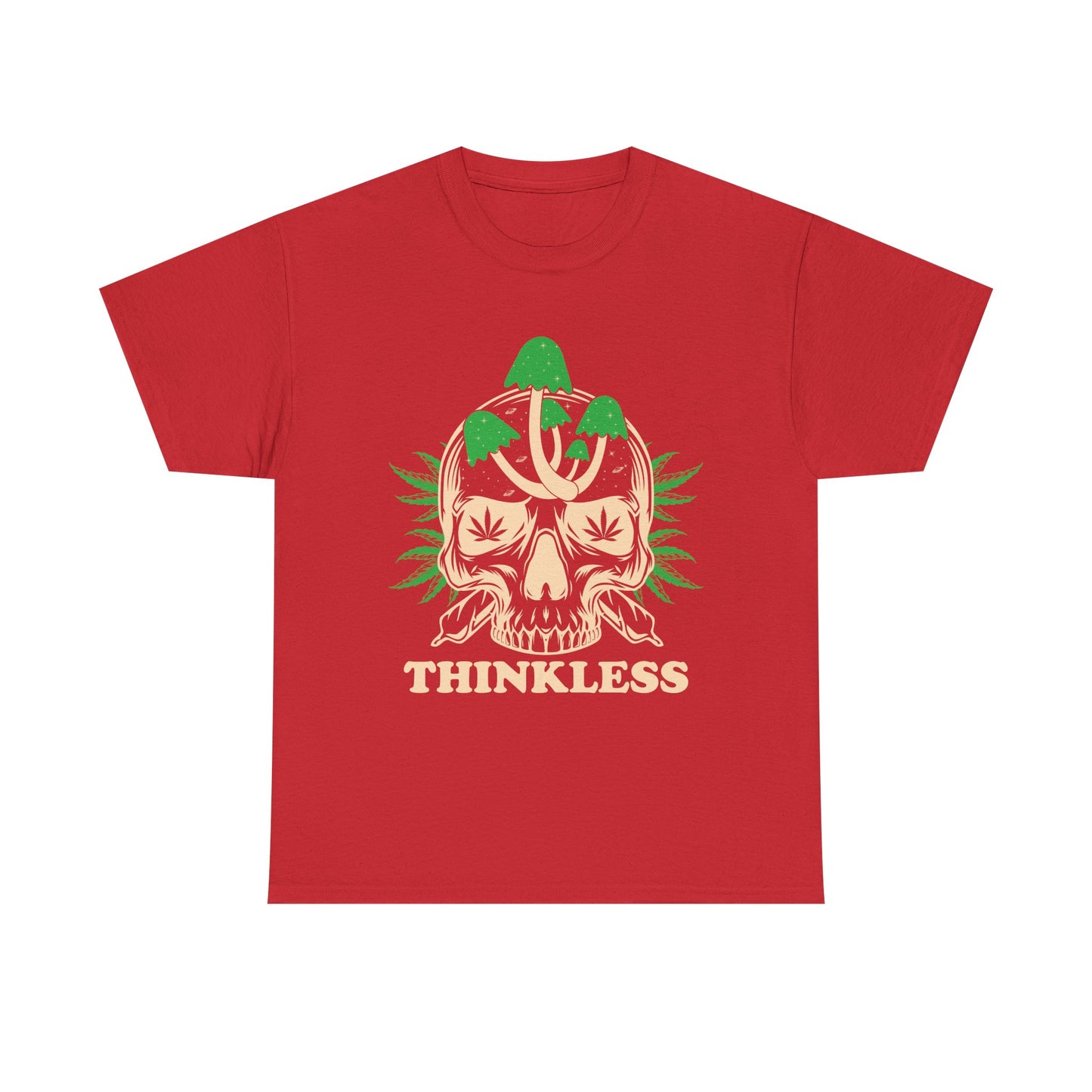 Mushroom Skull 'THINKLESS' T-Shirt