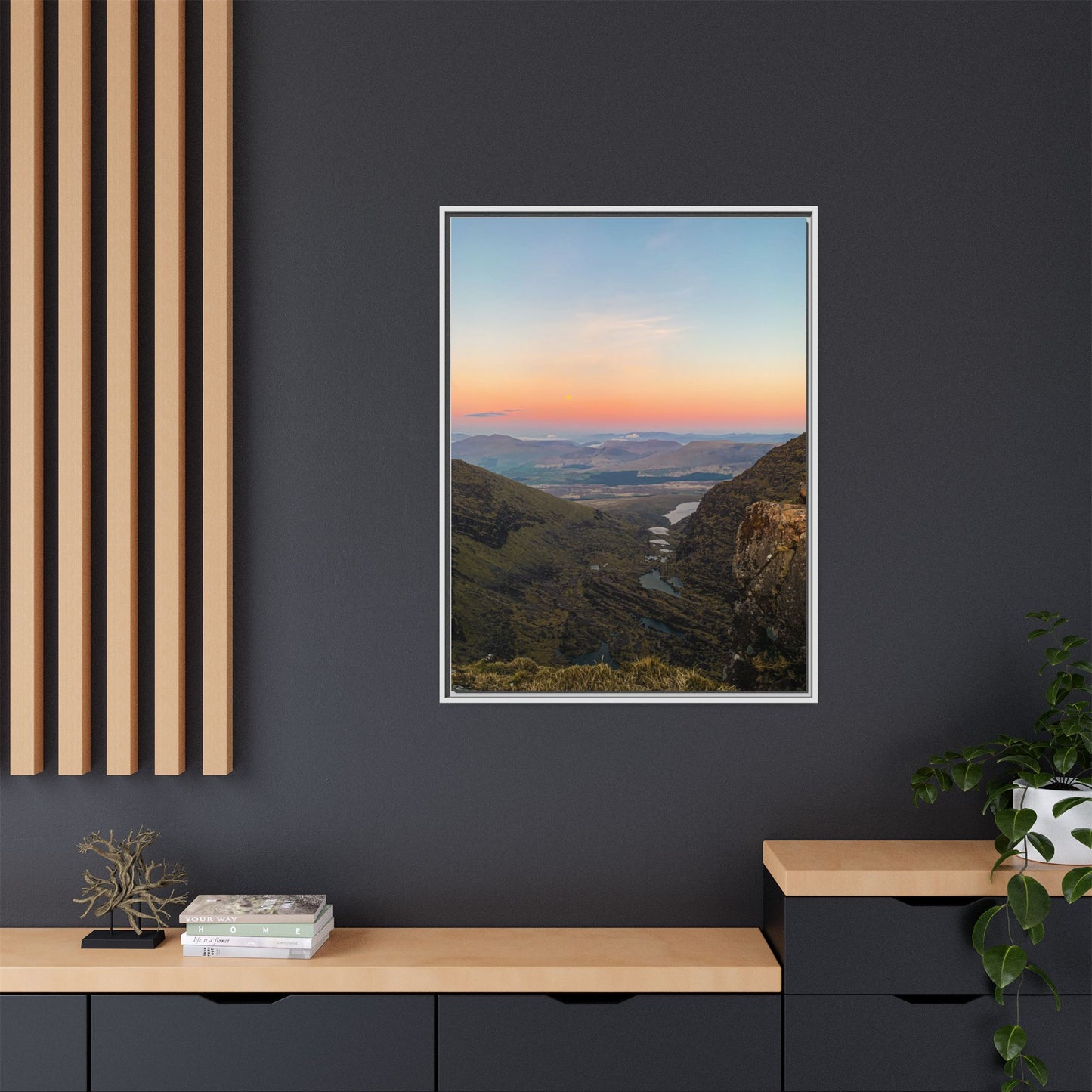 On The Way To Mount Brandon Matte Canvas, Framed (Multi-color)