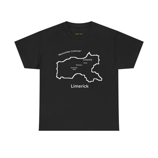 Limerick Unisex Heavy Cotton T-Shirt Black Edition