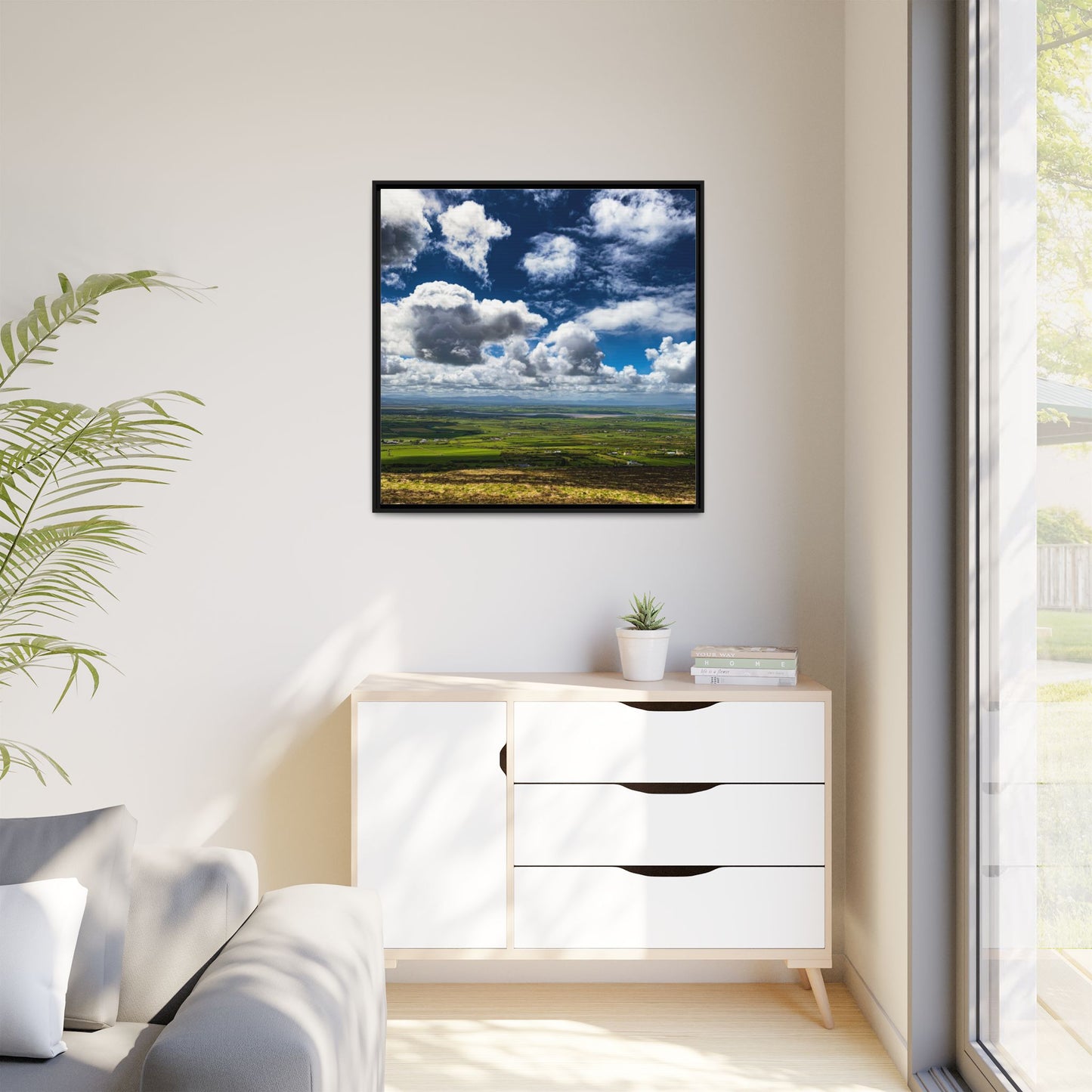 Kerry Panorama Matte Canvas, Framed (Multi-color)