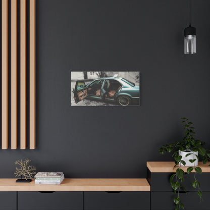 BMW 7 Matte Canvas, Stretched, 1.25"