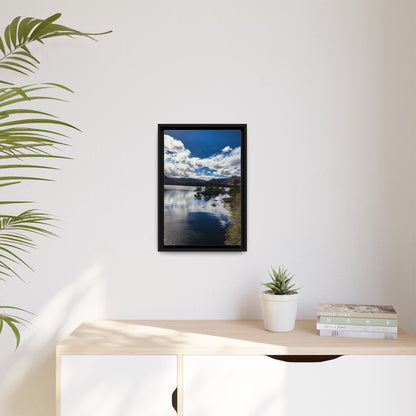 Lake Matte Canvas, Framed (Multi-color)