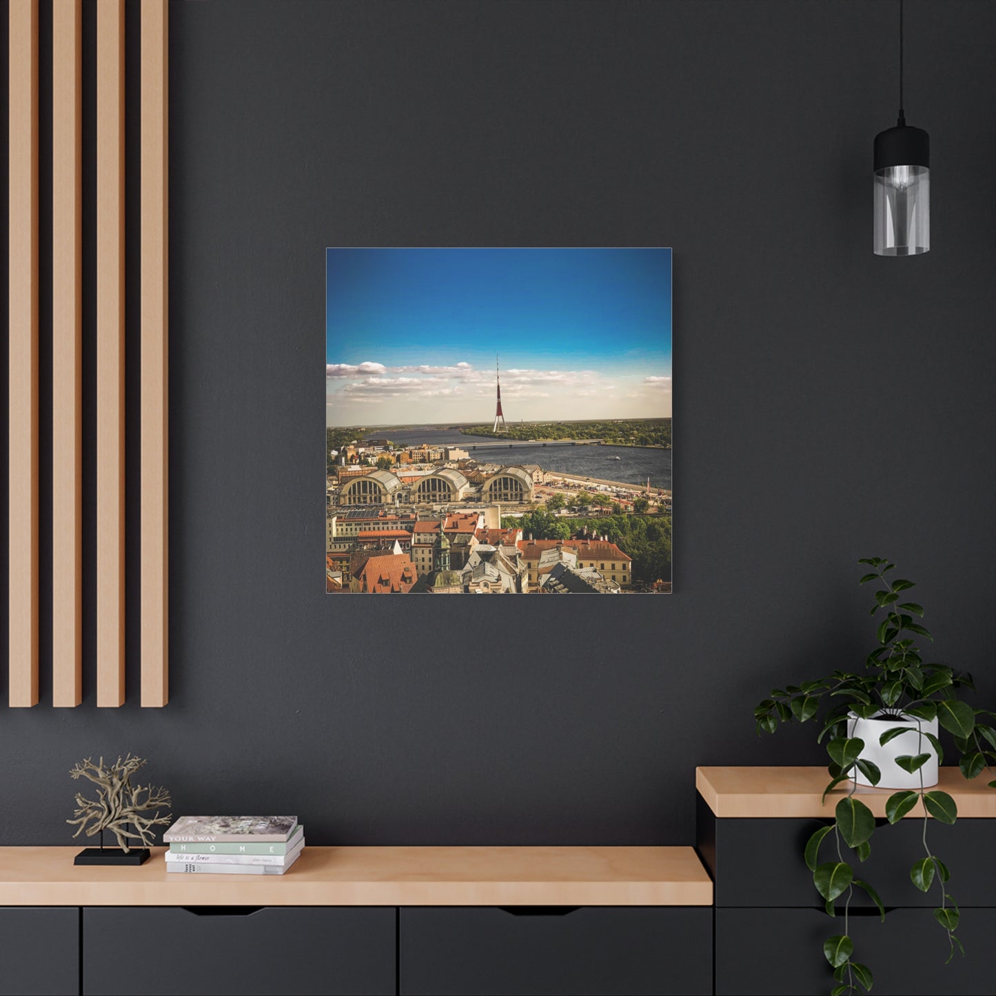 Riga TV Tower Matte Canvas, Stretched, 1.25"