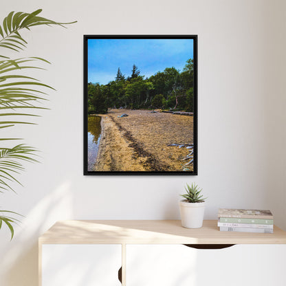Killarney Beach Matte Canvas, Framed (Multi-color)