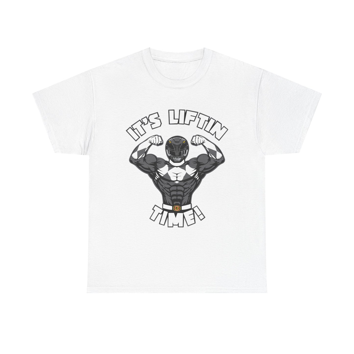 It's Liftin' Time Unisex Heavy Cotton Tee - Gym Motivation Shirt for Fitness Enthusiasts White