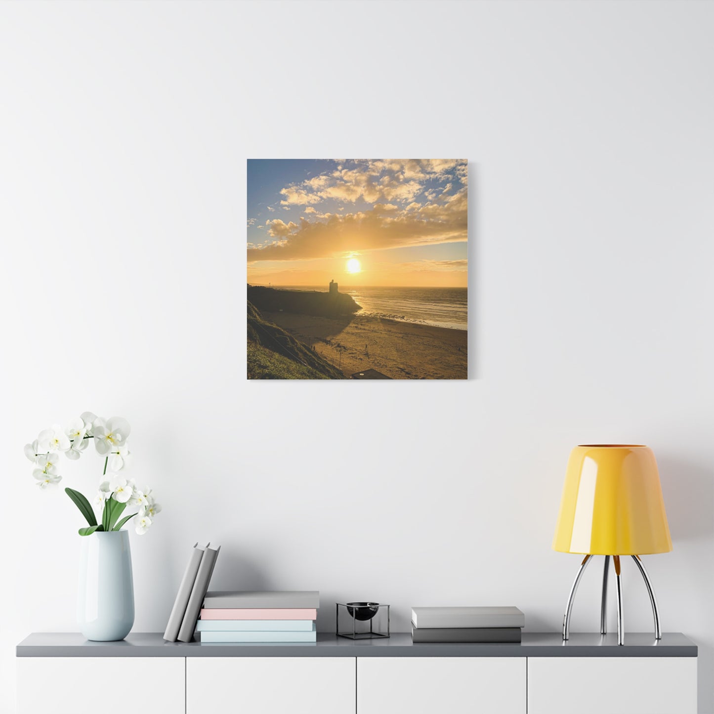Ballybunion Sunset Castle Matte Canvas, Stretched, 1.25"