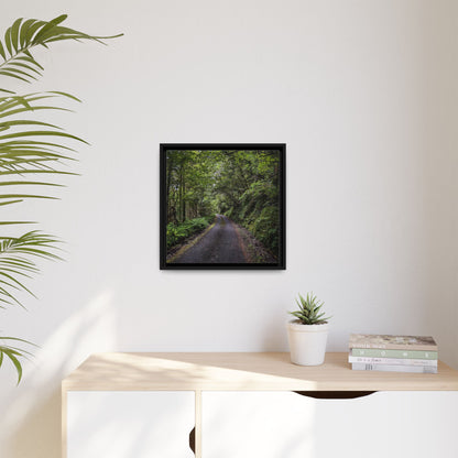 Glanageenty Forest Trail Matte Canvas, Framed (Multi-color)