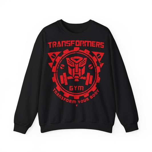 Transformers Gym Crewneck Sweatshirt - Unisex Heavy Blend™