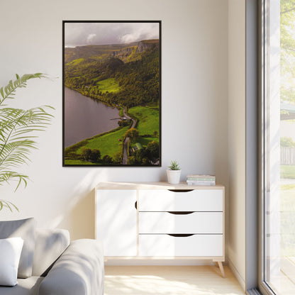 South in Aghadh an Aird or The Devil's Cheney Matte Canvas, Framed (Multi-color)