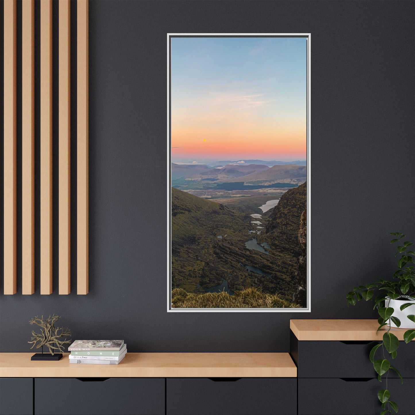 On The Way To Mount Brandon Matte Canvas, Framed (Multi-color)