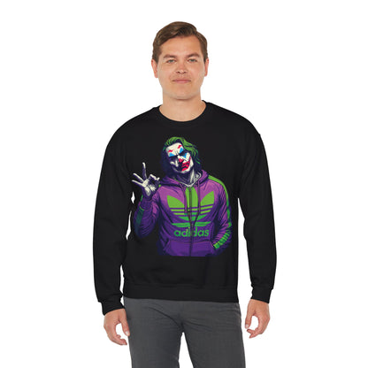 Retro Graphic Crewneck Sweatshirt - Artsy Design