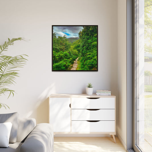 Torc Trail Matte Canvas, Framed (Multi-color)