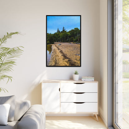 Killarney Beach Matte Canvas, Framed (Multi-color)