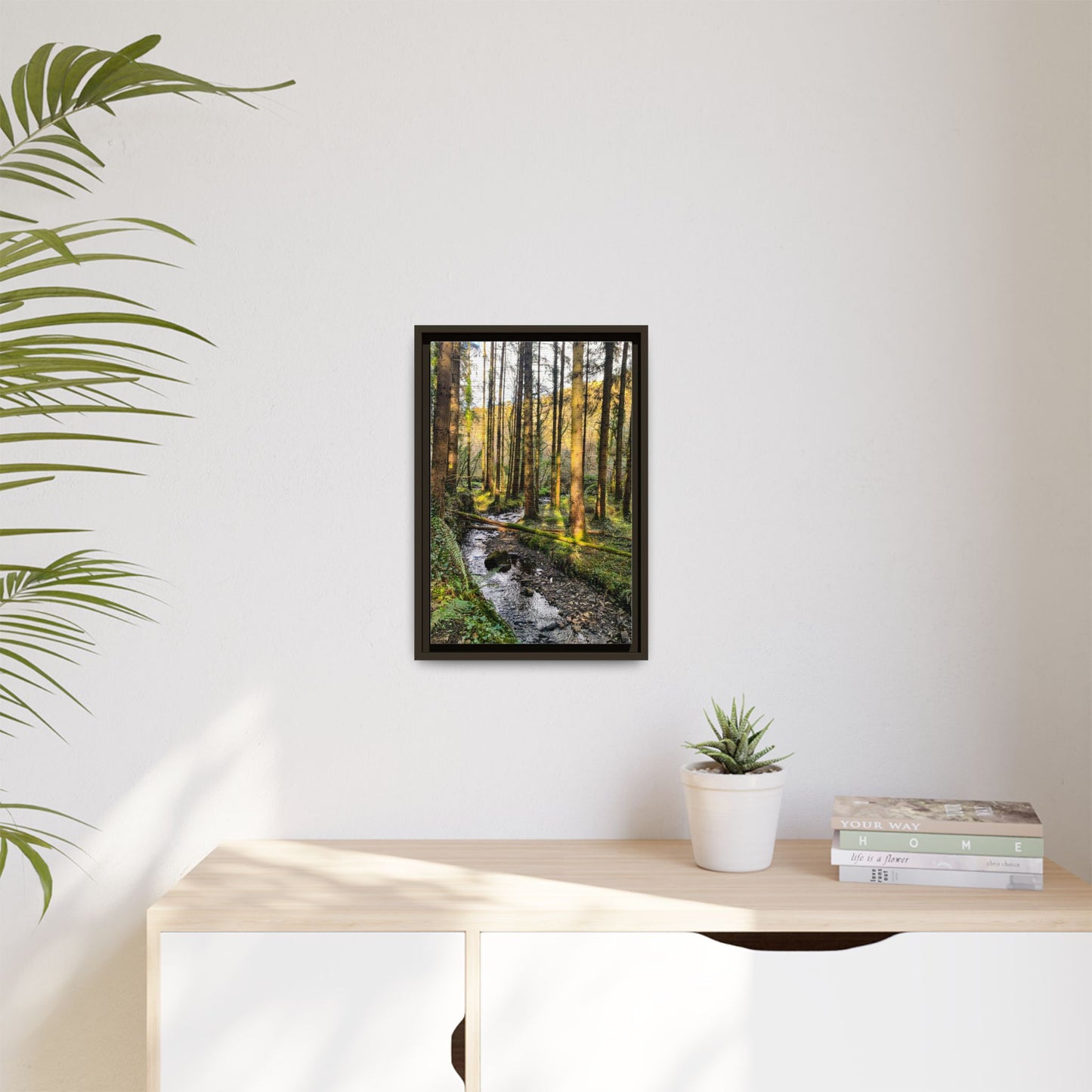 Glanageenty Forest Trail 2 Matte Canvas, Framed (Multi-color)