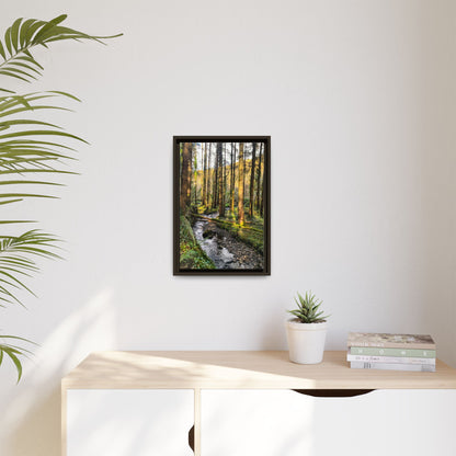 Glanageenty Forest Trail 2 Matte Canvas, Framed (Multi-color)