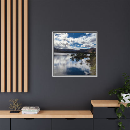 Lake Matte Canvas, Framed (Multi-color)