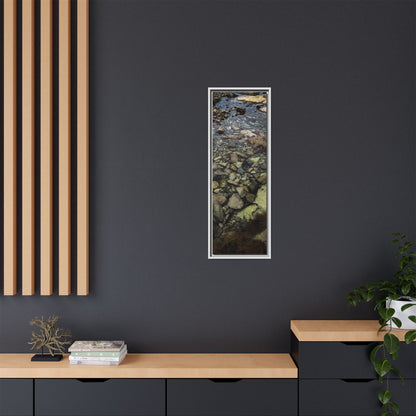 Rocks Matte Canvas, Framed (Multi-color)
