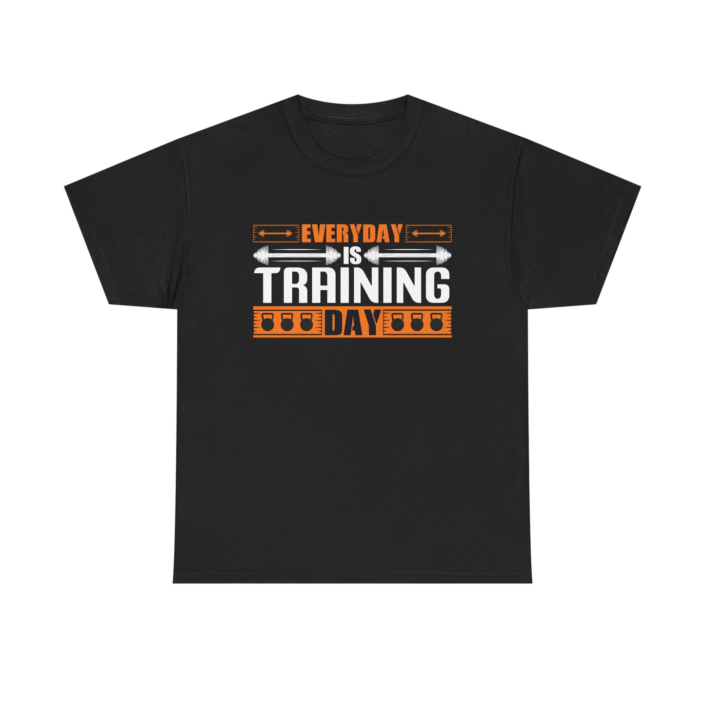 Everyday is Training Day Unisex Heavy Cotton Tee - Motivational Fitness Shirt