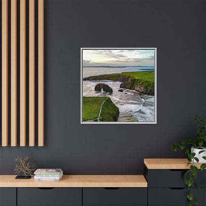 Virgin Rock Matte Canvas, Framed (Multi-color)