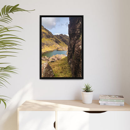 Mount Brandon Valley Matte Canvas, Framed (Multi-color)