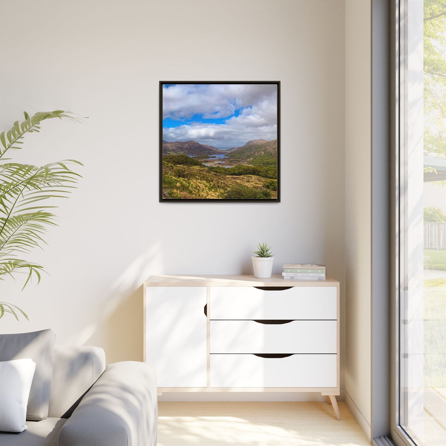 Matte Canvas, Framed (Multi-color)