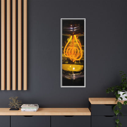 Bulb Matte Canvas, Framed (Multi-color)