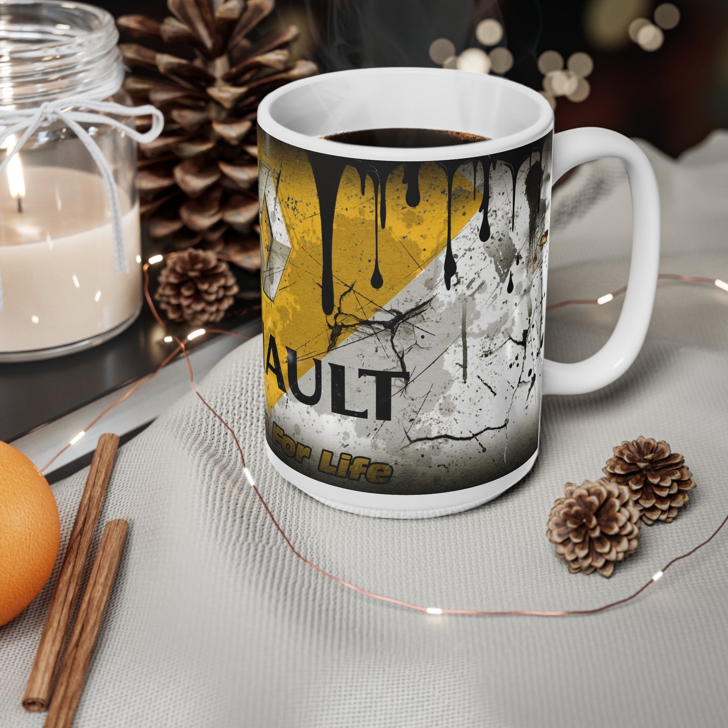Renault Passion for Life Ceramic Coffee Cups - Stylish 11oz & 15oz Mugs
