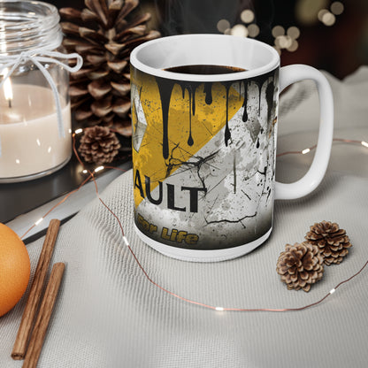 Renault Passion for Life Ceramic Coffee Cups - Stylish 11oz & 15oz Mugs