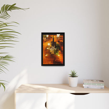 Listowel Church Matte Canvas, Framed (Multi-color)