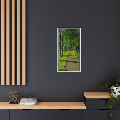 Listowel Town Park Matte Canvas, Framed (Multi-color)