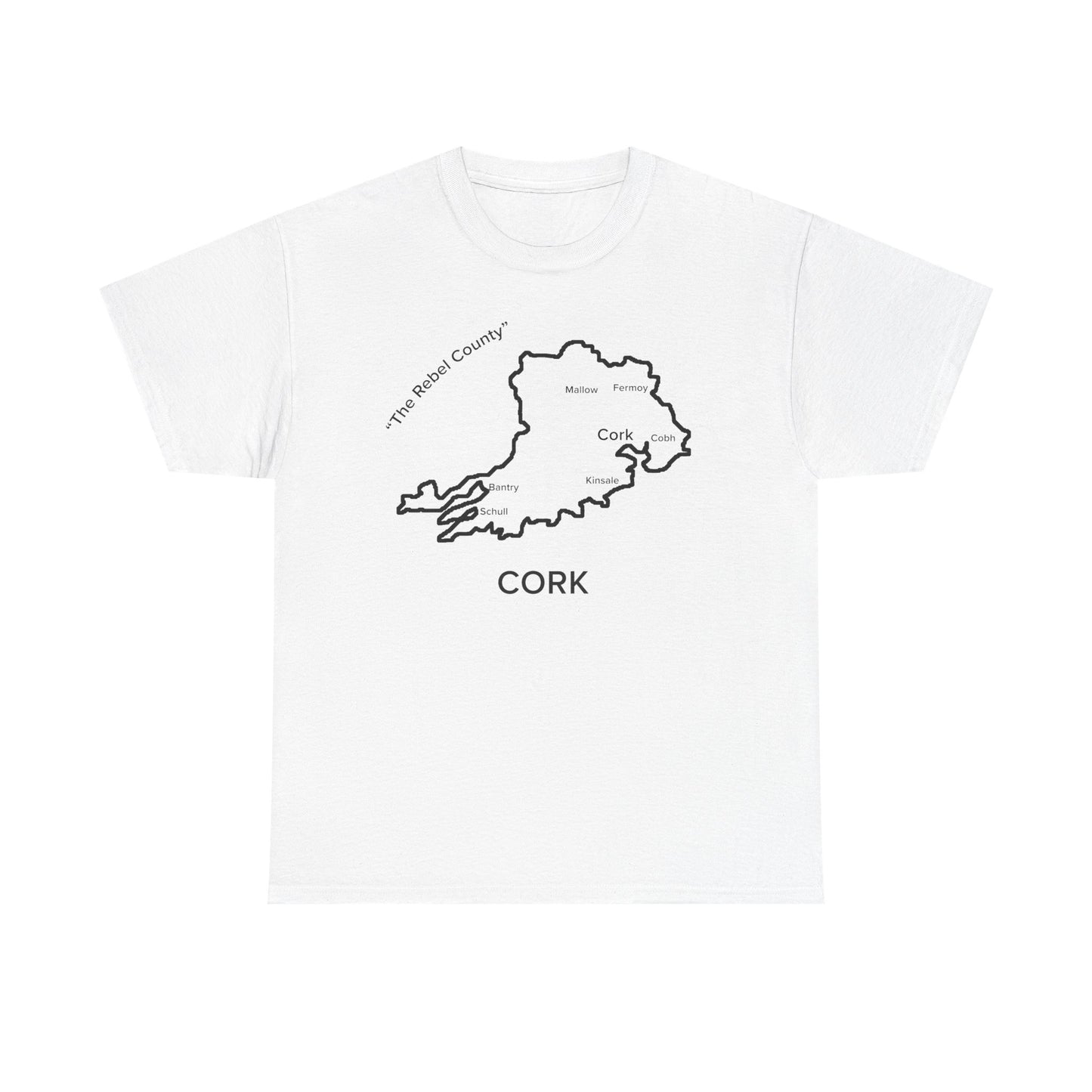 Cork Unisex Heavy Cotton Tee White Edition