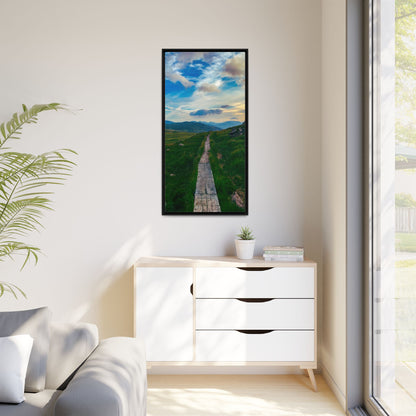 Torc Mountain Trail Matte Canvas, Framed (Multi-color)