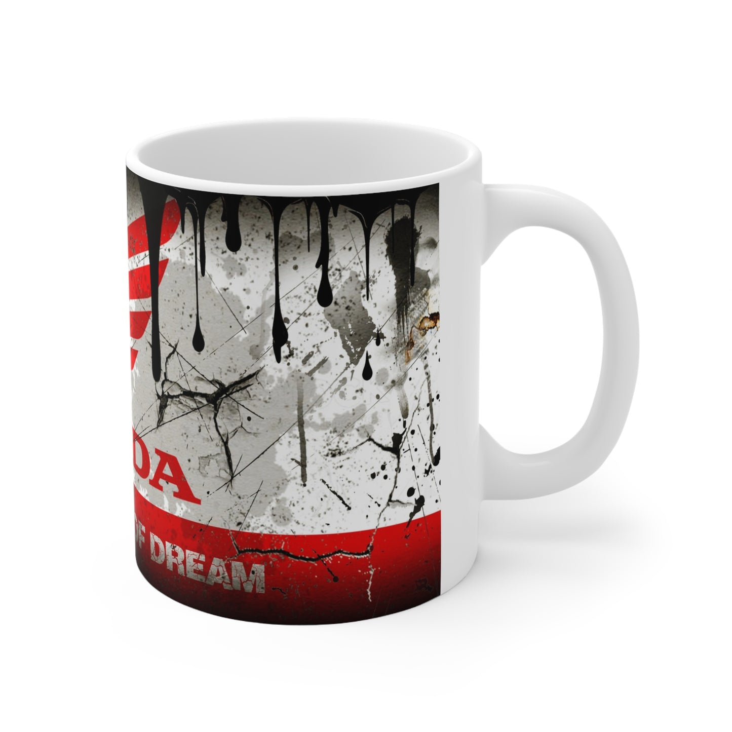 Honda-Inspired Ceramic Coffee Cups - 11oz & 15oz - Perfect Gift for Motorcycle Enthusiasts