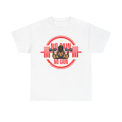 No Pain No Gain Unisex Heavy Cotton Tee