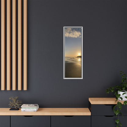 Sunset Matte Canvas, Framed (Multi-color)