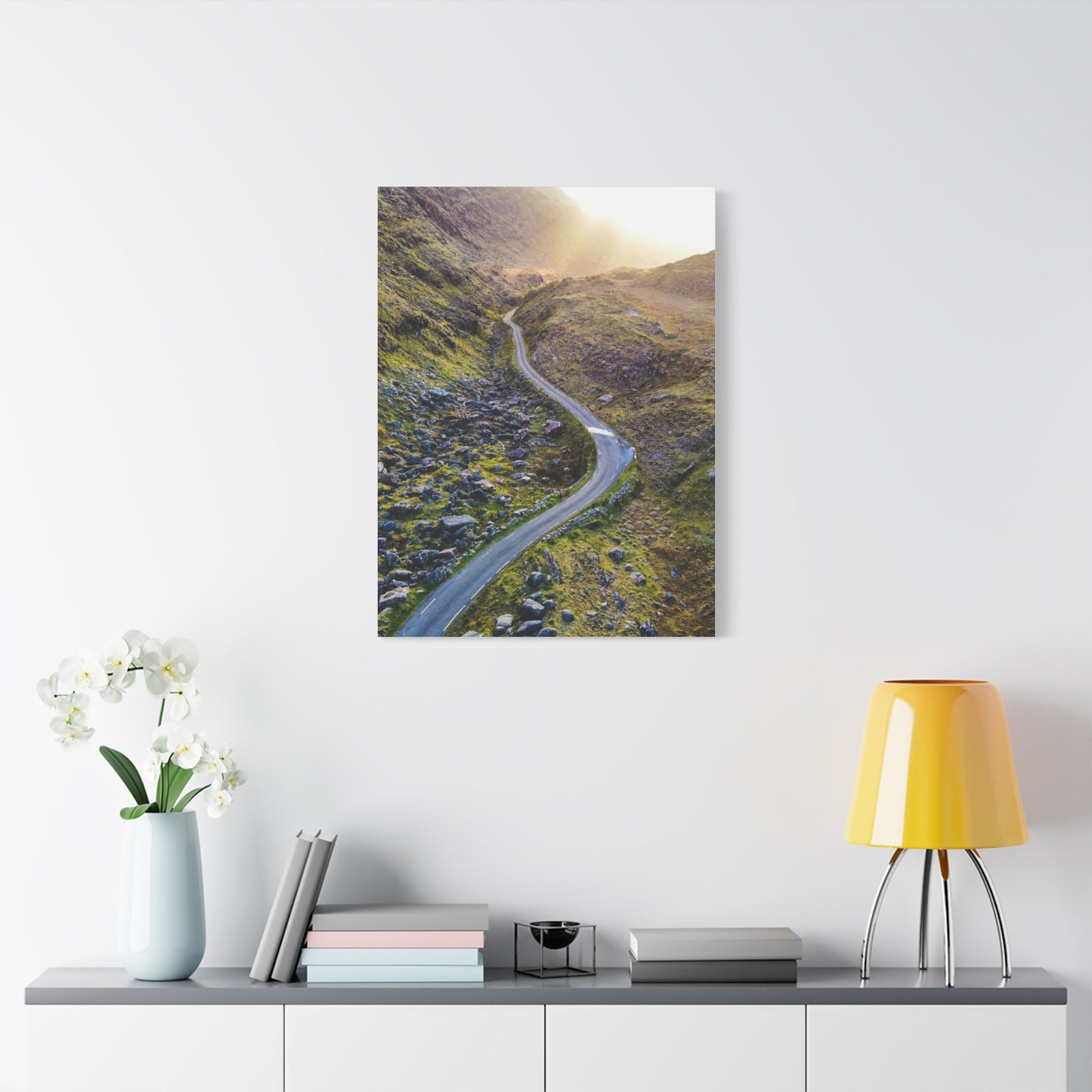 Valley Road Matte Canvas, Stretched, 1.25"
