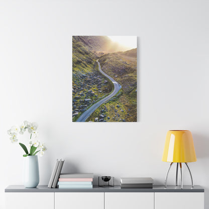 Valley Road Matte Canvas, Stretched, 1.25"