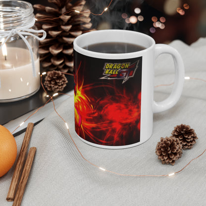 Super Saiyan Ceramic Coffee Mug - 11oz & 15oz - Perfect for Anime Fans