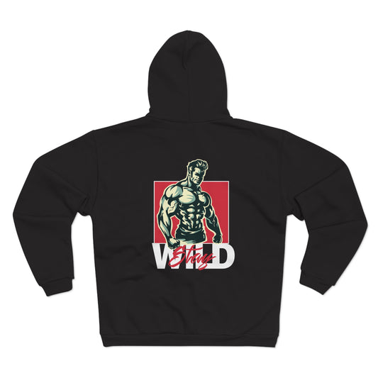 Wild and Free Graphic Unisex Hooded Zip Sweatshirt