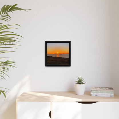 Sunset Ring Of Kerry Matte Canvas, Framed (Multi-color)