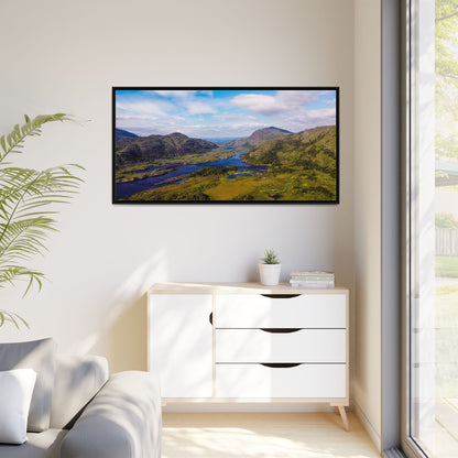 Ladies View Killarney Matte Canvas, Framed (Multi-color)