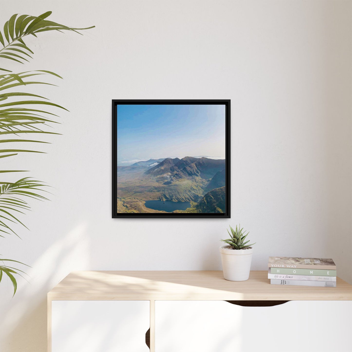 MacGillycuddy's Reeks Matte Canvas, Framed (Multi-color)