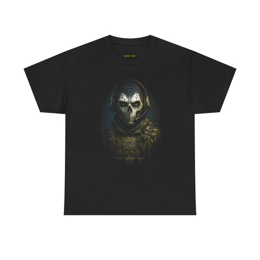 Skull Soldier Tee — Dark Tactical Skull Graphic T-Shirt