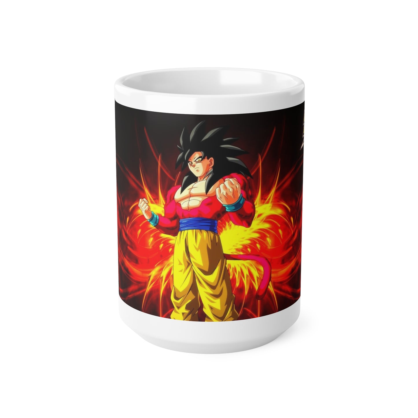 Super Saiyan Ceramic Coffee Mug - 11oz & 15oz - Perfect for Anime Fans