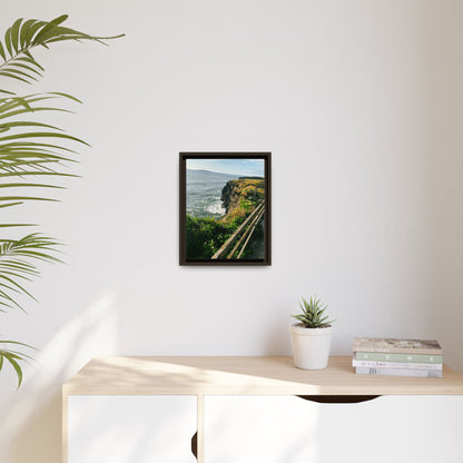 Ballybunion Cliff Walk Matte Canvas, Framed (Multi-color)