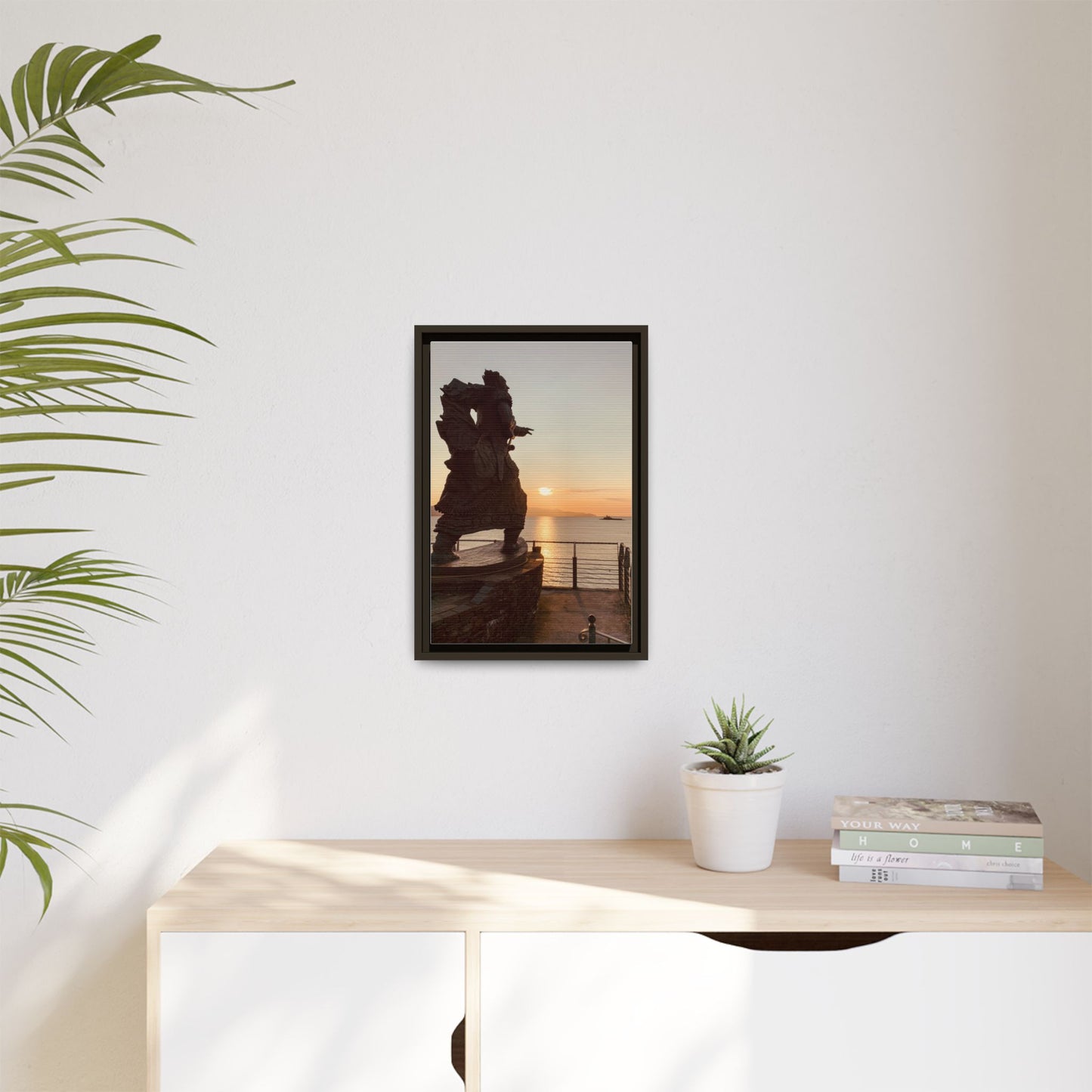 Fenit Matte Canvas, Framed (Multi-color)