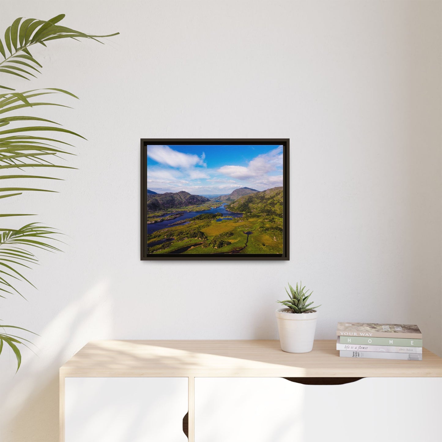 Ladies View Killarney Matte Canvas, Framed (Multi-color)