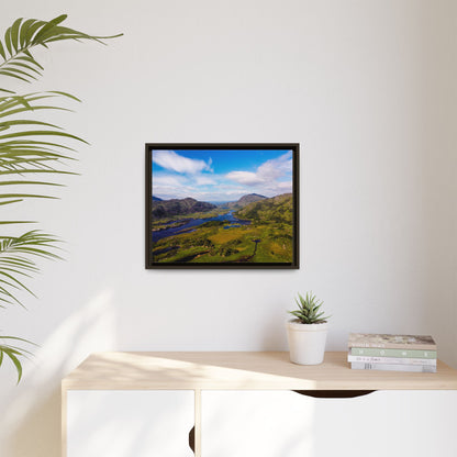 Ladies View Killarney Matte Canvas, Framed (Multi-color)