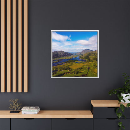 Ladies View Killarney Matte Canvas, Framed (Multi-color)